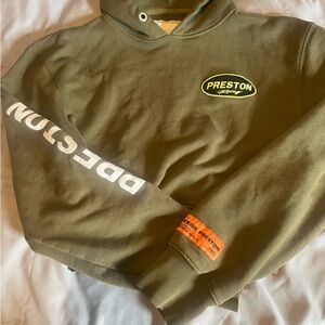 Authentic heron Preston cropped hoodie